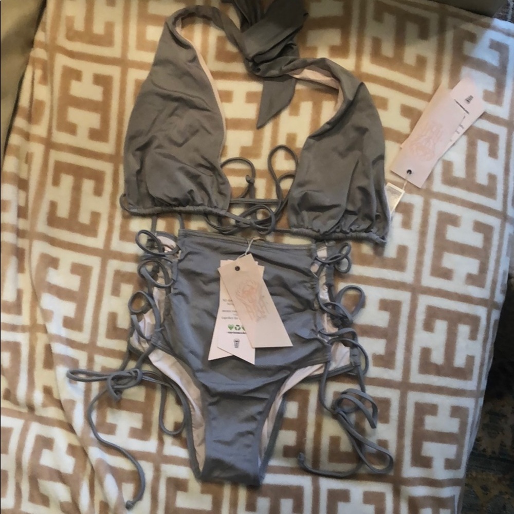 We are HAH - HAHlter bikini top and HI-Kini bottom